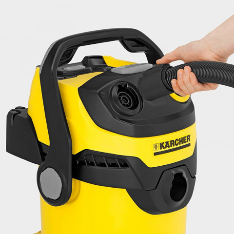 Aspirateur karcher wd5 premium 1100w professionnel eau et poussière cuve inox 25l