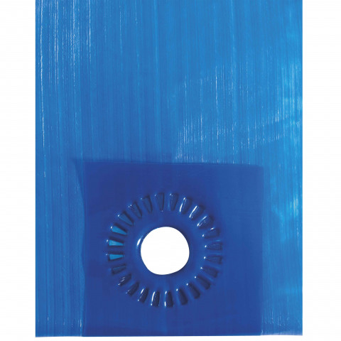 Bâche bleue 120 g/m2 indéchirable 6 x 10 m