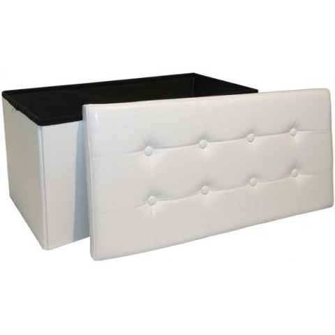 Banc Coffre Simili Cuir Couvercle Capitonne Coloris Au Choix Distriartisan