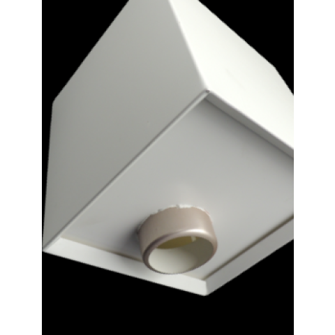Boite à eau alu 350x350x350 - RAL 9016 Blanc