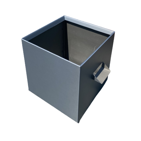 Boite à eau zinc 250x250x250 - Bleu cendre