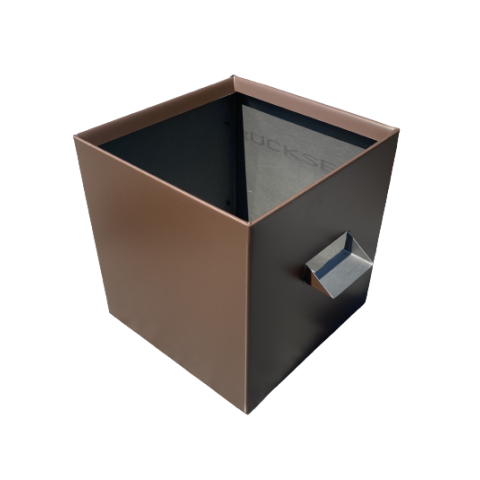 Boite à eau zinc 250x250x250 - Brun écorce