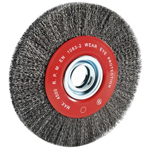 Brosse métallique en acier ondulé 200mm - LEMAN - 410.2