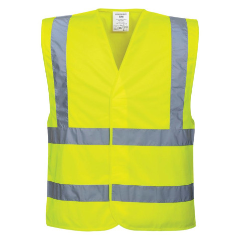 Gilet haute visibilité portwest baudrier double ceinture