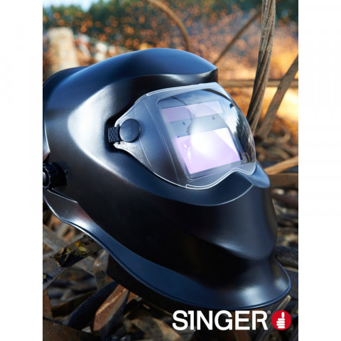 Cagoule electronique pro soudure singer cellule solaire fonction meulage teinte 4 /9-13 champ 92 x 42 mm