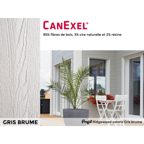 Double lame avec cannelure incurvée CanExel® - Profil RIDGEWOOD - Paquet de 4 lames - Coloris au choix