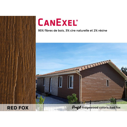 Double lame avec cannelure incurvée CanExel® - Profil RIDGEWOOD - Paquet de 4 lames - Coloris au choix