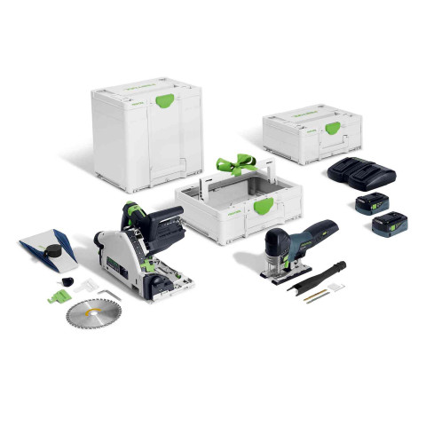 Kit Combo sans fil FESTOOL Sciage TSC 55 K + PSC 420 + TB M 137 - 578023