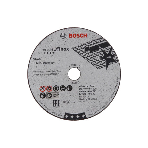 Coffret bosch mini l-boxx disques pour meuleuse gws 12v ø 76 mm
