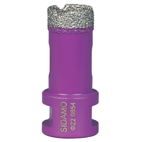 Coffret de 6 trépans diamant à sec 11101450 m14 d22-30-35-42-68-76mm