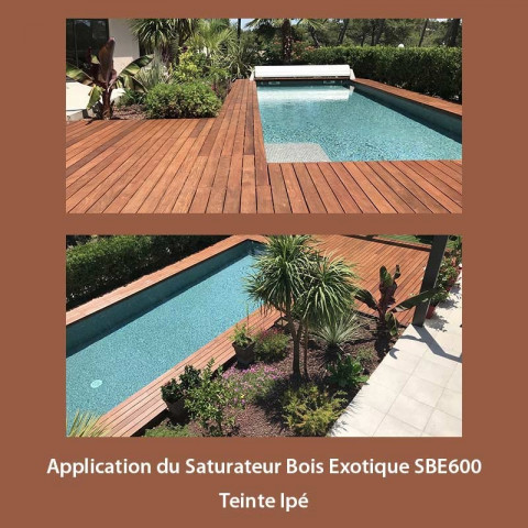 Saturateur bois exotique SBE600 - Terrasse en bois AnovaBois - Couleur et conditionnement au choix
