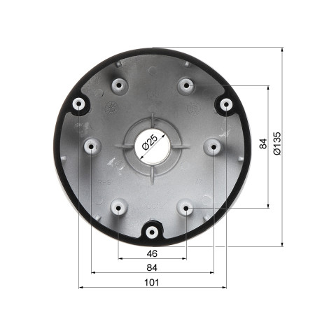 Support suspension plafond pour caméra dôme - hikvision