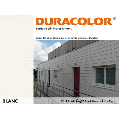 Lame DURACOLOR® - Profil DURALAP Tradi texturé - Paquet de 4 lames - Coloris au choix