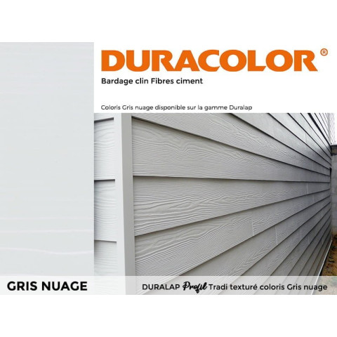 Lame DURACOLOR® - Profil DURALAP Tradi texturé - Paquet de 4 lames - Coloris au choix