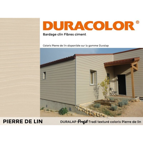 Lame DURACOLOR® - Profil DURALAP Tradi texturé - Paquet de 4 lames - Coloris au choix