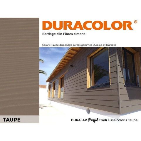 Lame DURACOLOR® - Profil DURALAP Tradi texturé - Paquet de 4 lames - Coloris au choix