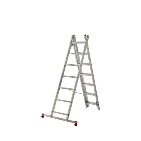 Echelle transformable 3 plans Escalux - Nombre d'échelons au choix