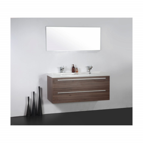 Ensemble meuble salle de bains double vasque 120 cm
