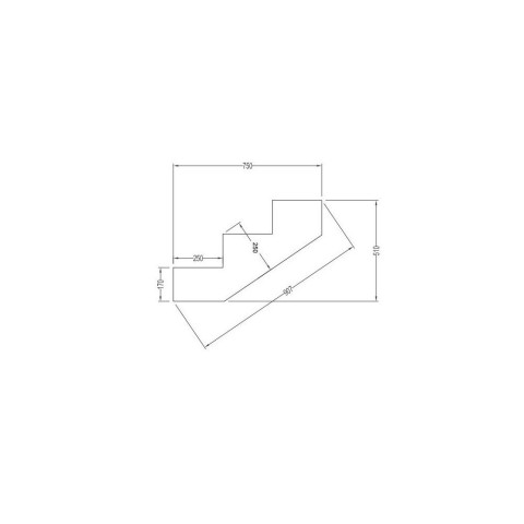 Escalier bois extérieur - Marches pleines - Largeur = 1m20 - marches découplables - avec contremarches - pin du nord - traité autoclave - Nombre de marches au choix