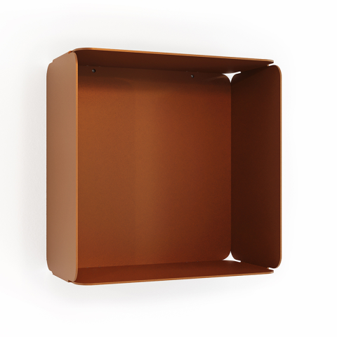 Etagère murale cube DECO-GEM L.30 x H.30 x P.15 cm Amethyste