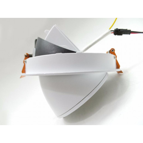 Downlight spot led cob 30w 90 rond orientable - couleur eclairage au choix