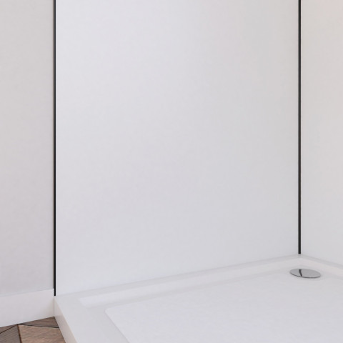 Lot de 2 panneaux muraux blanc 90x210 cm - profilés de jonction - wall' it - Couleur de finition au choix