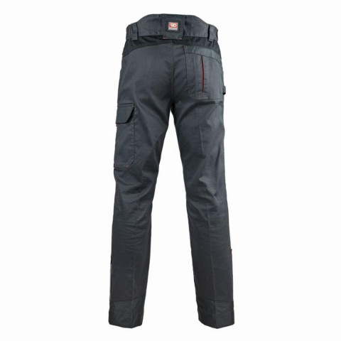 Pantalon stretch FACOM Steps Noir/Gris/Rouge Taille 38 - FXWW1010E-38