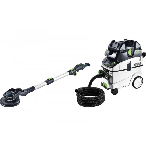 Ponceuse à bras planex lhs 2 225/ctl 36-set festool avec aspirateur - 576696