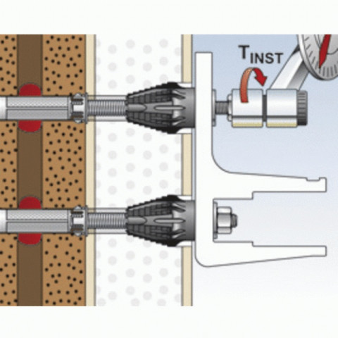 Fixation type thermax m12 en boîte de 20