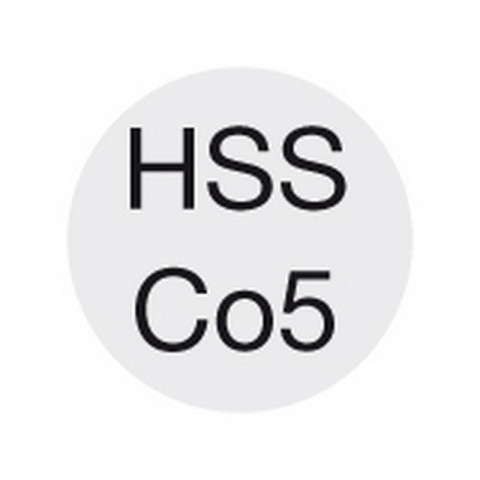 Foret hélicoïdal avec queue cylindrique courte, en acier à coupe rapide à 5 % de cobalt, type Ti, DIN 338, surface sans revêtement, Ø h8 : 4,70 mm