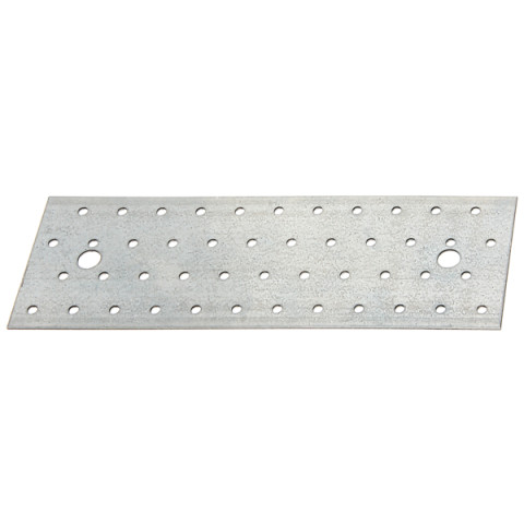 Platine multi-trous 240x80x2 Galva Alberts - 332006