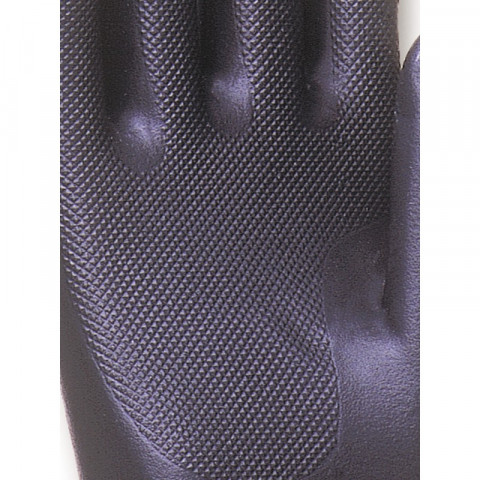 Gant protection chimique singer - 30cm néoprène floqué coton spécial entretien et milieu agressif - Taille au choix