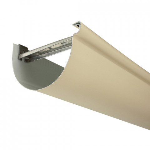 Gouttière aluminium demi-ronde 2 mètres développé 270