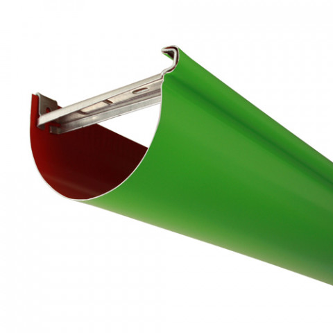 Gouttière aluminium demi-ronde 2 mètres développé 270