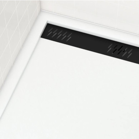 Grille linéaire en aluminium 69.5x11x0.2cm pour receveur - GRID LINE - MOON Aurlane - Couleur au choix