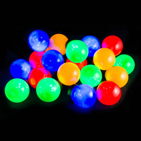 Guirlande 20 boules 80 led 10 m extérieur