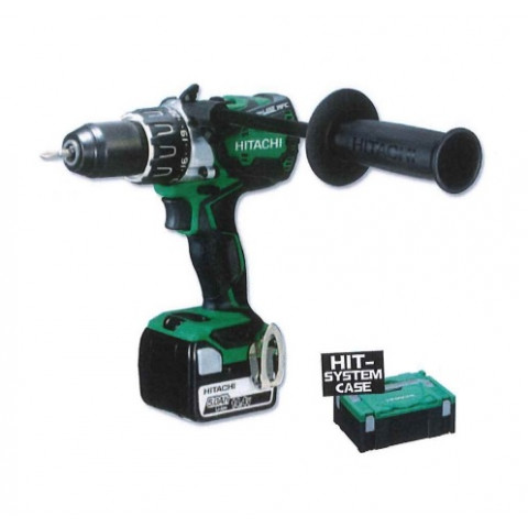 Perceuse Visseuse HITACHI 14.4V 5Ah Induction RFC + HitCase DS14DBL25A