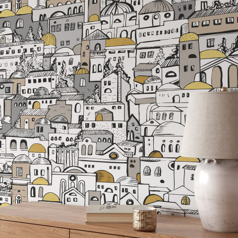 Papier peint paysage rural - MEDITERRANEA++