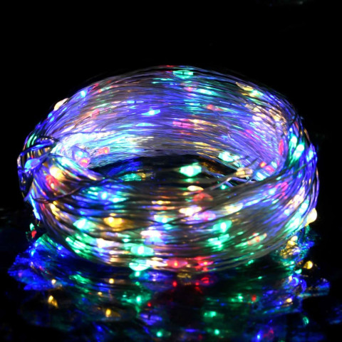 Guirlande lumineuse micro LED 40m 400LED 8 fonctions - Couleur d'éclairage au choix