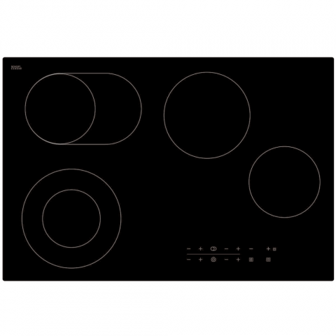 vidaXL Table de cuisson Schott vitrocéramique 4 foyers 6500-7800 Watts