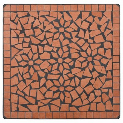 Meuble de bistro mosaïque 3 pcs carreaux - Couleur au choix