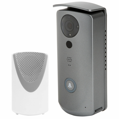 Sec24 sonnette wi-fi avec caméra de carillon porte 720p did502