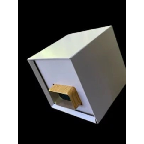 Boite à eau alu 200x200x210 - RAL 7036 Gris Platine