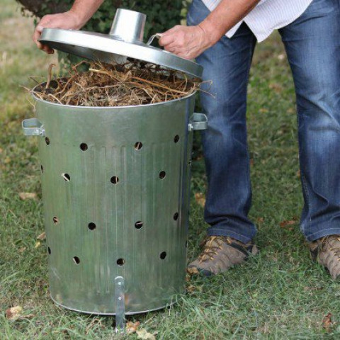 Ose Incinerateur De Jardin Grille Herbes Galvanise 72l Distriartisan