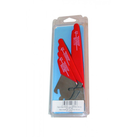 Kit 4 lames 40, 60, 80, 100 mm pour canalcut