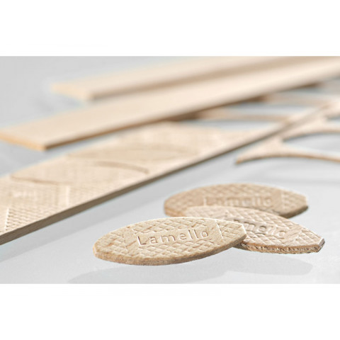 Lot de 1000 lamelles en bois grandeur S6 en carton LAMELLO 01144006