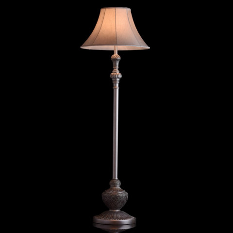 Lampadaire argenté country 1 ampoule 166 cm