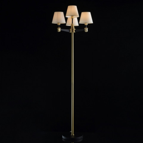 Lampadaire laiton neoclassic 4 ampoules 155 cm