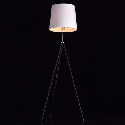 Lampadaire noir megapolis 1 ampoule 142 cm