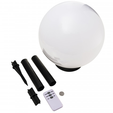 Lampe boule solaire multicolore d 20cm